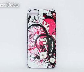 Cute swirly iphone case, Abstract, Japanese design iphone case, iphone 4/5 custom cases. Unique and Trendy