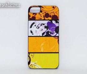 Colorful iphone case, cute, trendy, iphone 4/5 case, custom made, handmade case
